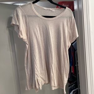 Cream colored tee